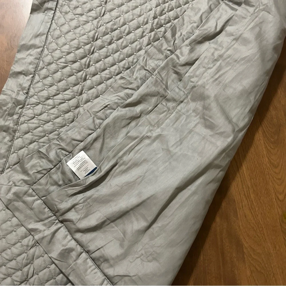 Large European gray pillow sham - Picture 1 of 3
